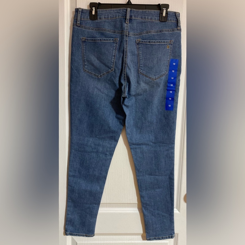 NWT Jessica Simpson High Rise Ankle Blue Jeans Size 10 - Picture 5 of 10